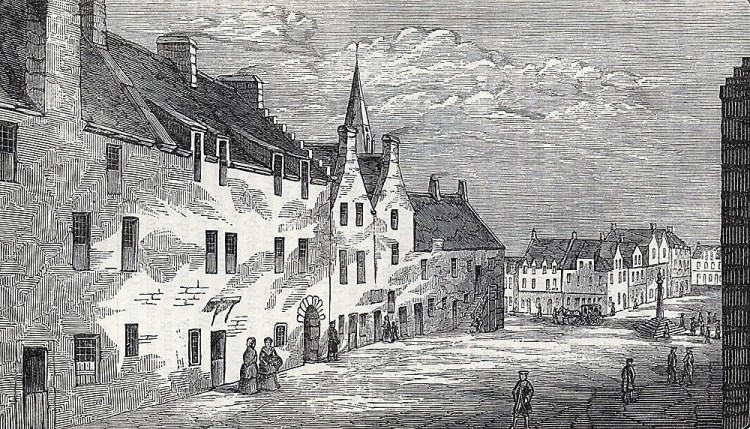 the Rotten-row in Glasgow, circa 1570