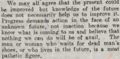 to wait for dead man's shoes - Daily Mail (Hull) - 16 January 1932