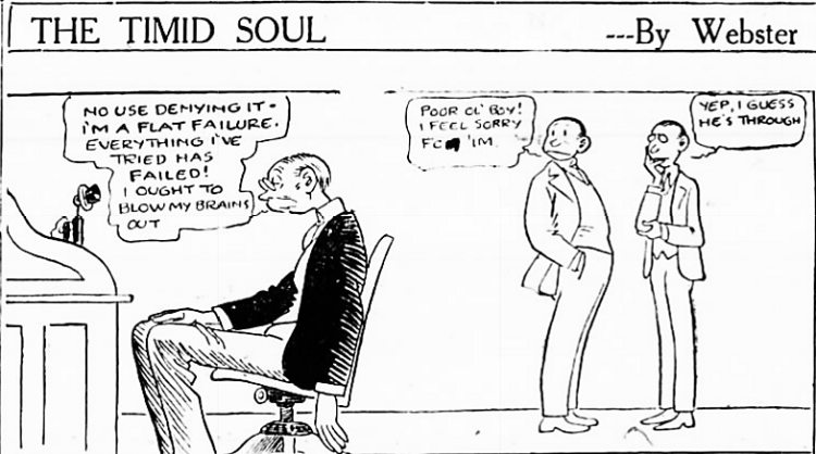 Milquetoast 1 - Oakland Tribune – 22 October 1924
