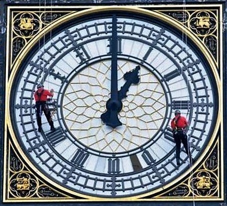 Kent workers scale Big Ben