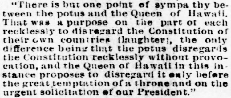 POTUS - The Philadelphia Inquirer - 17 January 1894
