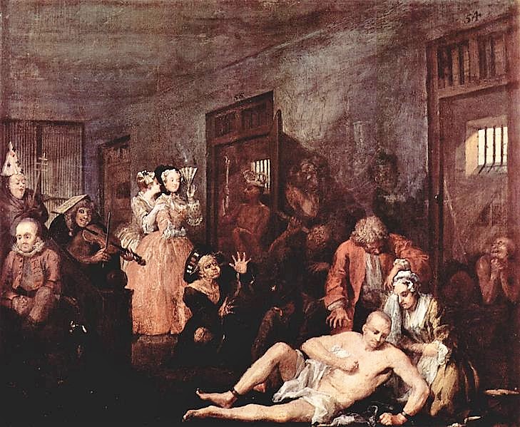 A Rake's Progress (1735) - William Hogarth
