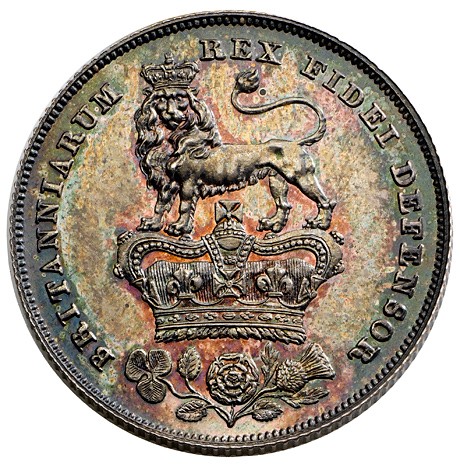 George IV shilling - 1826