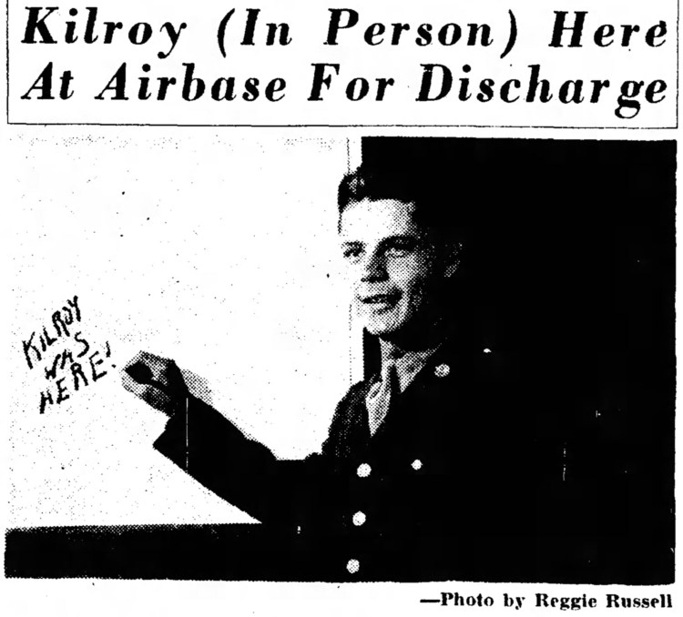 Sgt Francis J. Kilroy - Tucson Daily Citizen - 8 Nov 1945