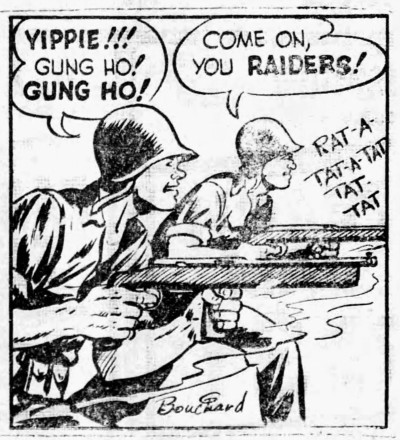 'gung ho' - Sergeant Stony Craig of the Marines - Wilmington Press (California) - 22 December 1942