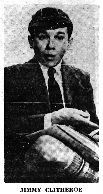 Jimmy Clitheroe - The Coventry Evening Telegraph (Coventry, Warwickshire, England) - 17 December 1965
