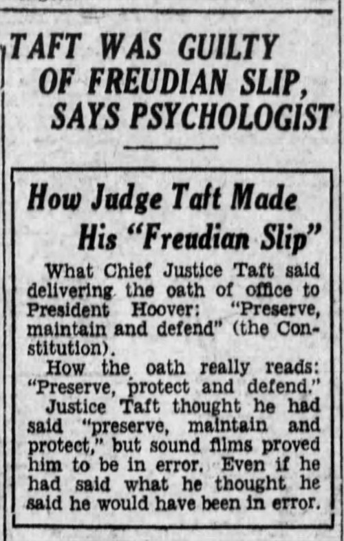 'Freudian slip' - Brooklyn Daily Eagle (Brooklyn, N.Y.) - 15 March 1929