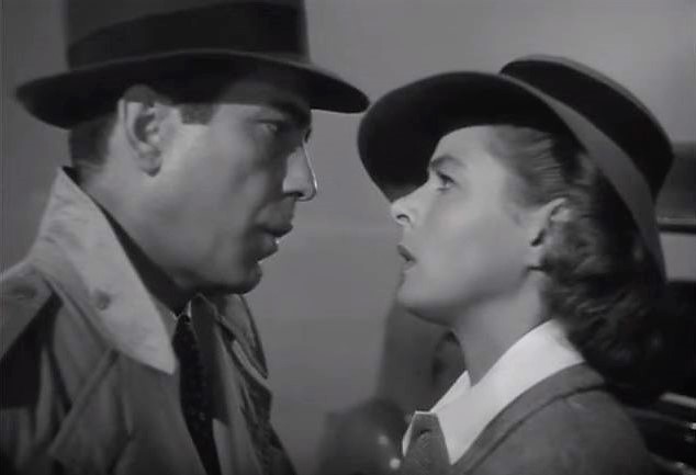 here's looking at you, kid - Bogard and Bergman - Casablanca (1942)