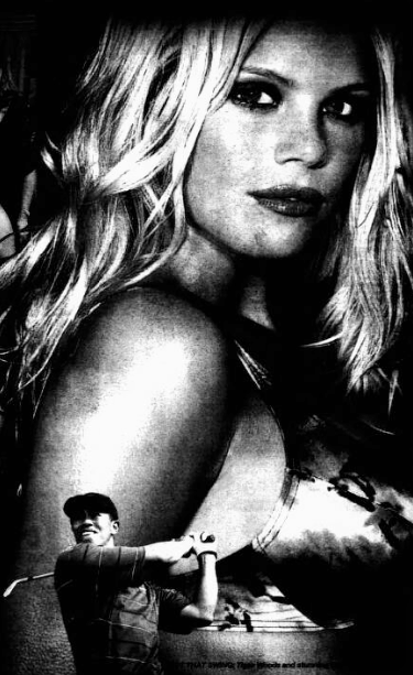 Gwags – ‘Tiger Woods and stunning Elin Nordegren’ - Sunday World (Dublin) - 13 August 2006