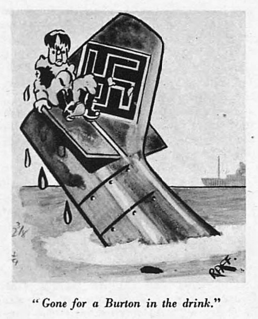 Gone for a Burton in the drink” - The Sketch - 30 July 1941