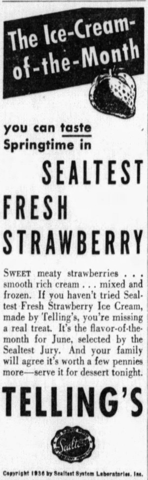 'flavor of the month' - Mansfield News-Journal (Mansfield, Ohio) - 11 June 1936