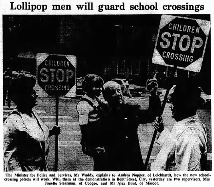 'lollipop men' - The Sydney Morning Herald (Sydney, New South Wales) - 9 May 1975