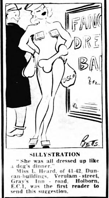 'dressed up like a dog's dinner' - Daily Mirror (London) - 29 January 1940