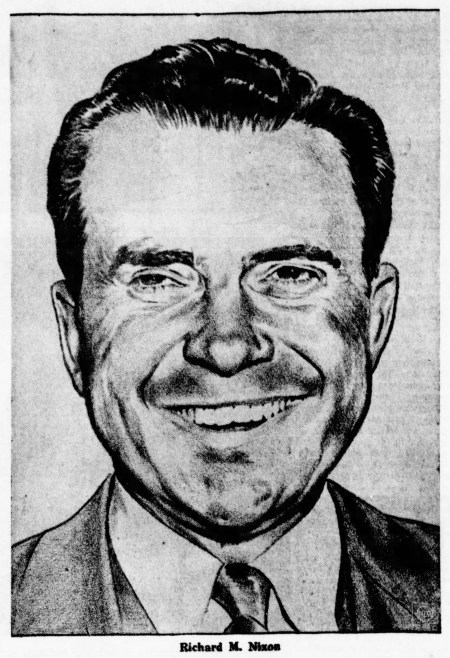 portrait of Richard Nixon - The Sedalia Democrat (Sedalia, Missouri) - 28 July 1960