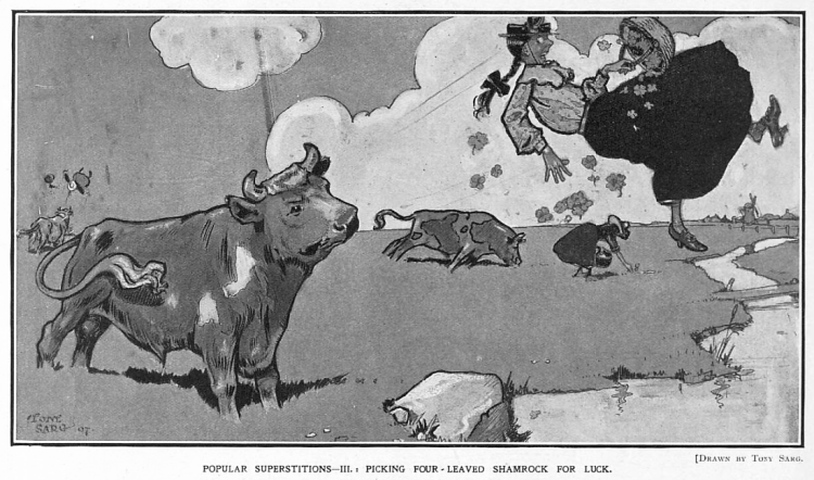 four-leaved shamrock - The Sketch (London, England) - 4 September 1907